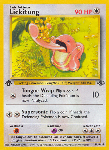 Lickitung (38/64) [Jungle 1st Edition] - The Mythic Store | 24h Order Processing