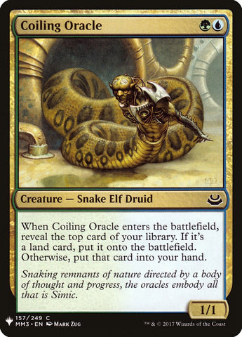 Coiling Oracle [Mystery Booster] - The Mythic Store | 24h Order Processing