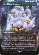 Doubling Season (Anime Borderless) (Confetti Foil) [Wilds of Eldraine: Enchanting Tales] - The Mythic Store | 24h Order Processing