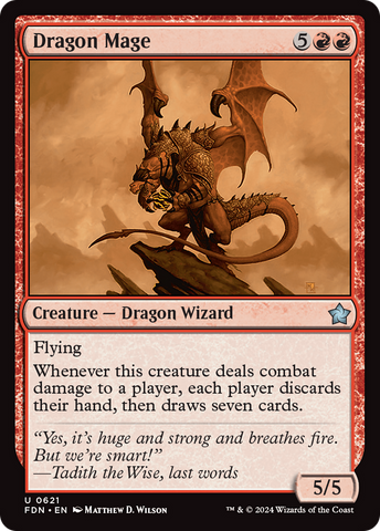 Dragon Mage [Foundations] - The Mythic Store | 24h Order Processing