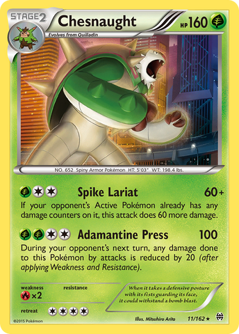 Chesnaught (11/162) [XY: BREAKthrough] - The Mythic Store | 24h Order Processing