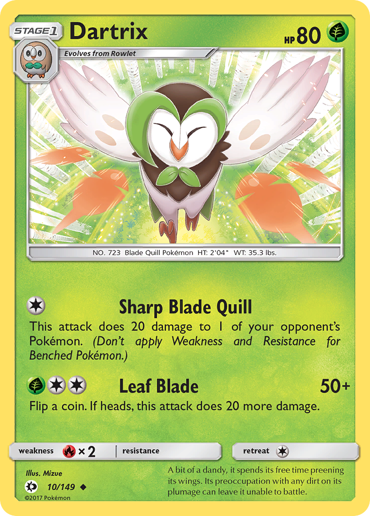 Dartrix (10/149) [Sun & Moon: Base Set] - The Mythic Store | 24h Order Processing
