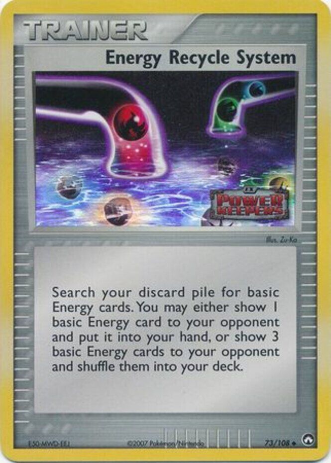 Energy Recycle System (73/108) (Stamped) [EX: Power Keepers] - The Mythic Store | 24h Order Processing