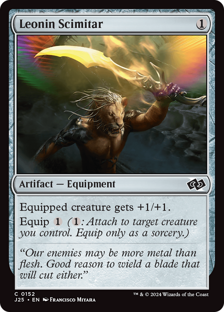 Leonin Scimitar [Foundations Jumpstart] - The Mythic Store | 24h Order Processing