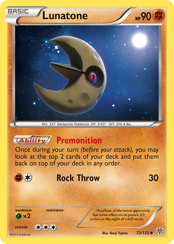 Lunatone (73/135) [Black & White: Plasma Storm] - The Mythic Store | 24h Order Processing
