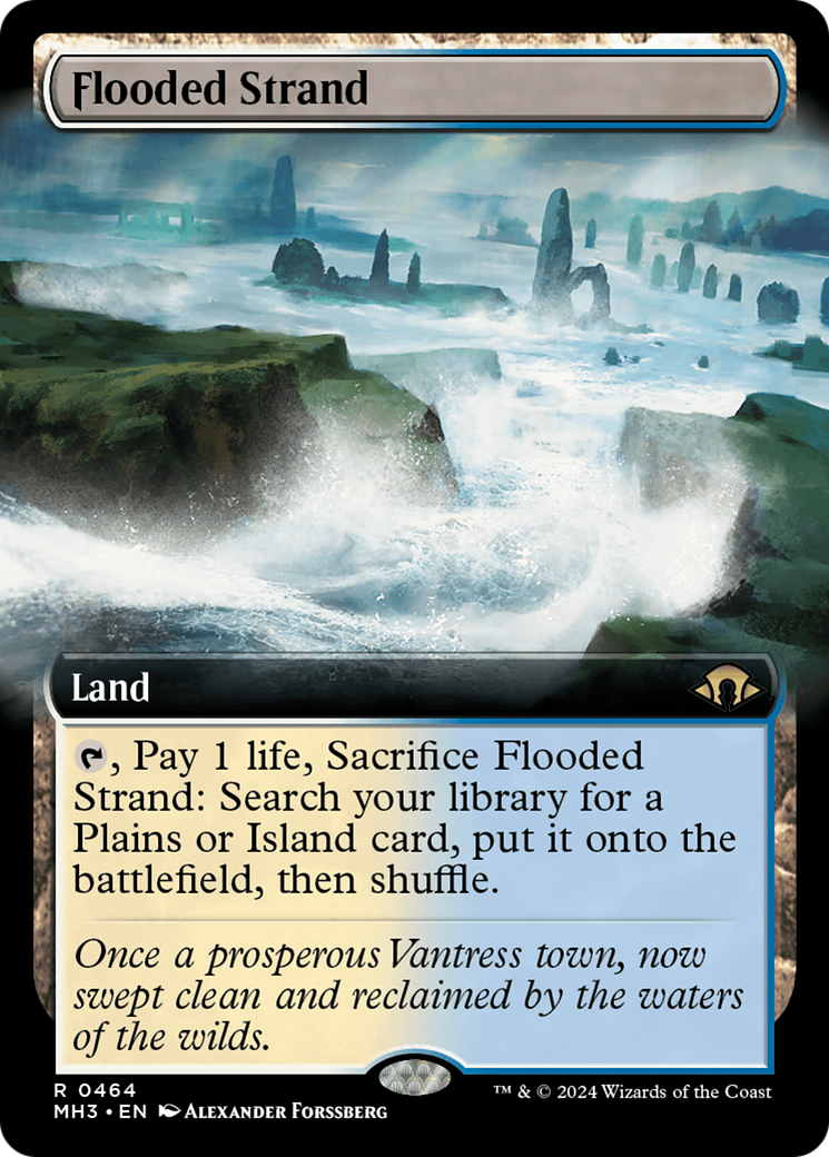 Flooded Strand (Extended Art) [Modern Horizons 3] - The Mythic Store | 24h Order Processing