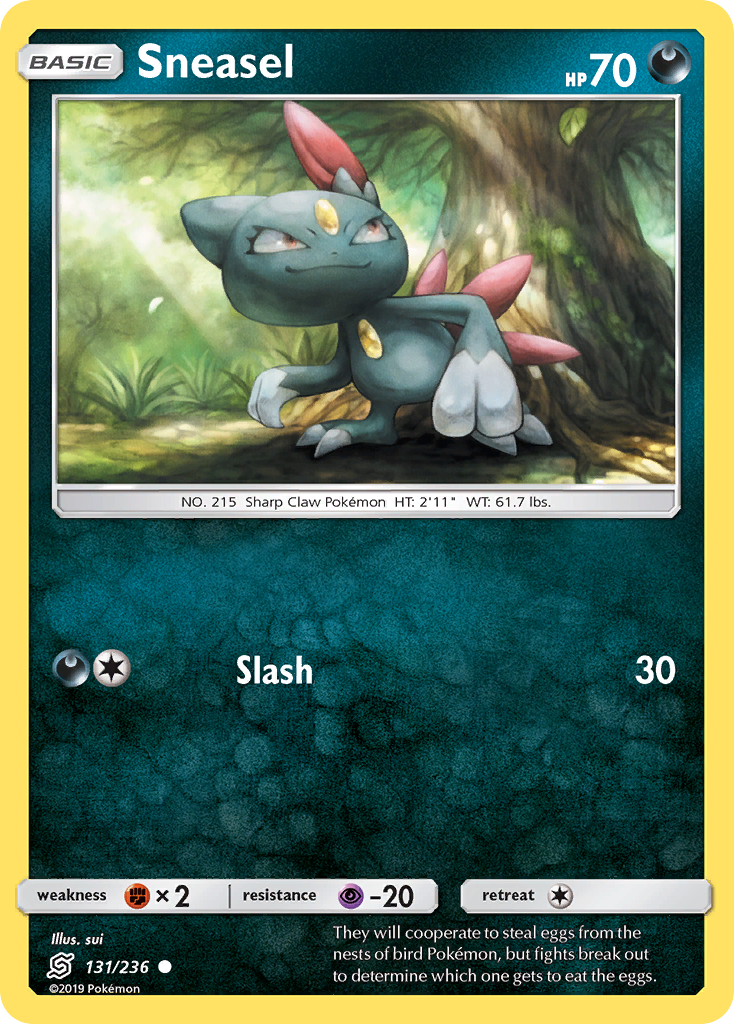 Sneasel (131/236) [Sun & Moon: Unified Minds] - The Mythic Store | 24h Order Processing