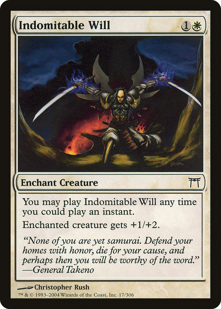 Indomitable Will [Champions of Kamigawa] - The Mythic Store | 24h Order Processing