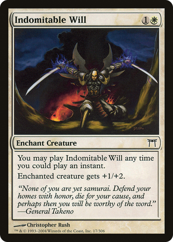 Indomitable Will [Champions of Kamigawa] - The Mythic Store | 24h Order Processing