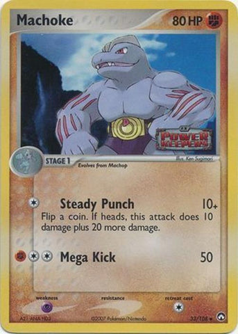 Machoke (33/108) (Stamped) [EX: Power Keepers] - The Mythic Store | 24h Order Processing