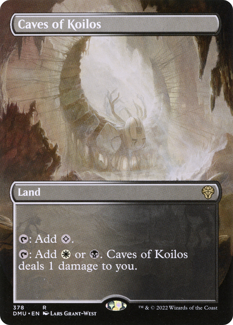 Caves of Koilos (Borderless Alternate Art) [Dominaria United] - The Mythic Store | 24h Order Processing