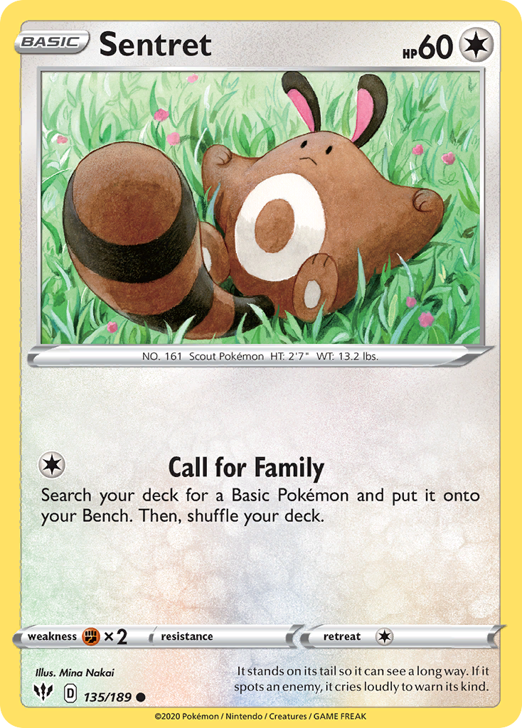 Sentret (135/189) [Sword & Shield: Darkness Ablaze] - The Mythic Store | 24h Order Processing