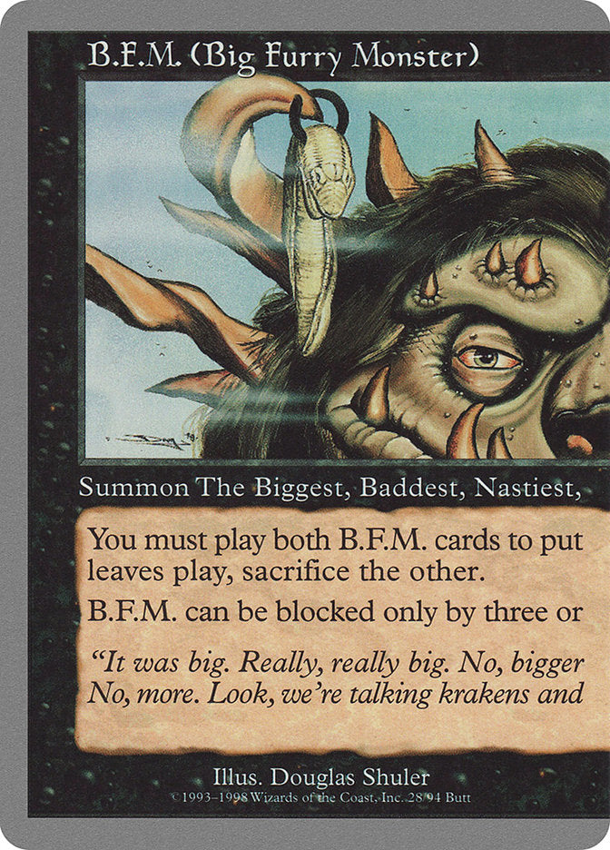 B.F.M. (Big Furry Monster) (28/94) [Unglued] - The Mythic Store | 24h Order Processing