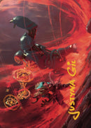 Twinferno Art Card (Gold-Stamped Signature) [Dominaria United Art Series] - The Mythic Store | 24h Order Processing