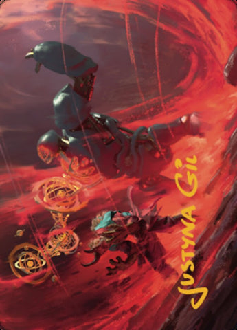 Twinferno Art Card (Gold-Stamped Signature) [Dominaria United Art Series] - The Mythic Store | 24h Order Processing