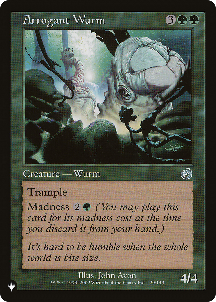 Arrogant Wurm [The List Reprints] - The Mythic Store | 24h Order Processing