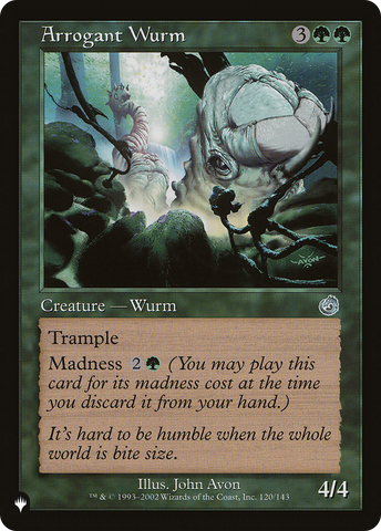 Arrogant Wurm [The List] - The Mythic Store | 24h Order Processing