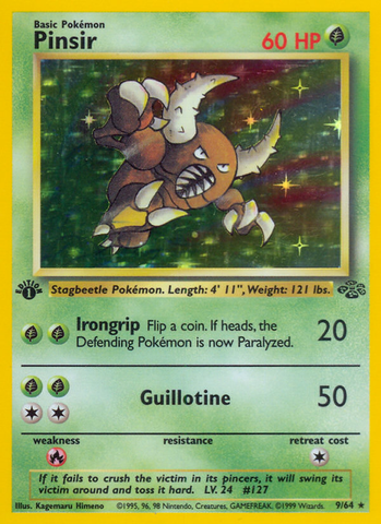 Pinsir (9/64) [Jungle 1st Edition] - The Mythic Store | 24h Order Processing