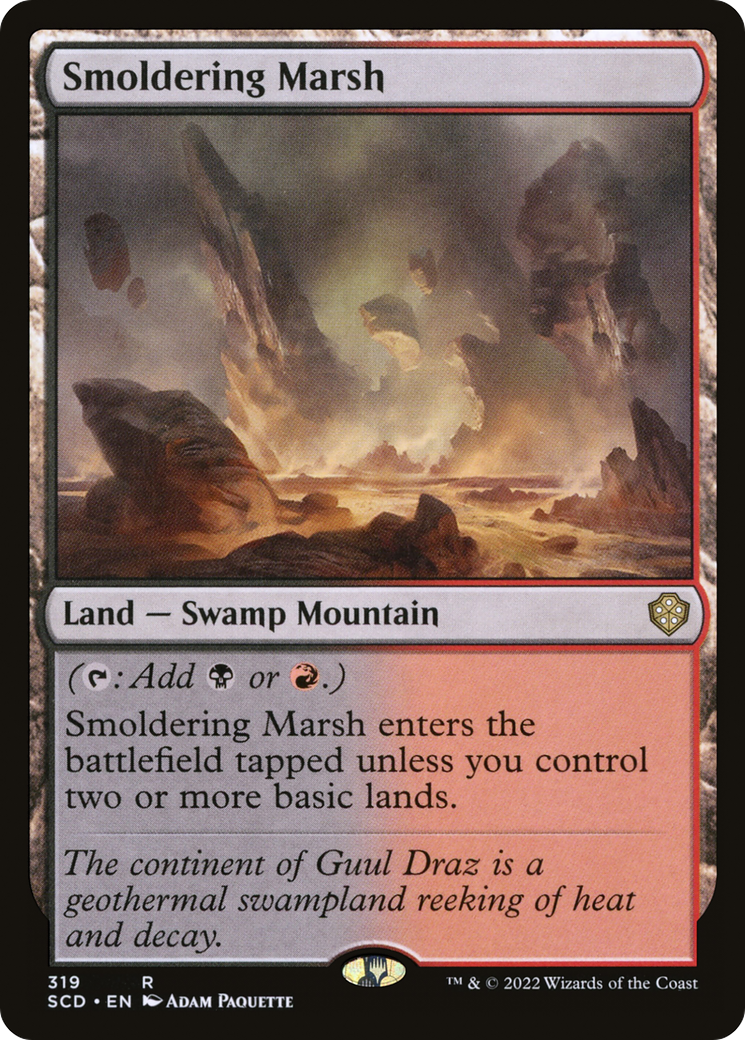 Smoldering Marsh [Starter Commander Decks] - The Mythic Store | 24h Order Processing