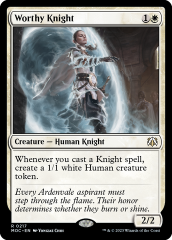 Worthy Knight [March of the Machine Commander] - The Mythic Store | 24h Order Processing