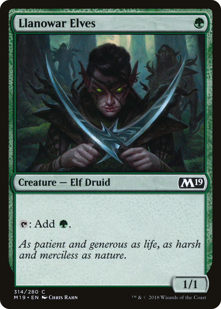 Llanowar Elves [Core Set 2019] - The Mythic Store | 24h Order Processing