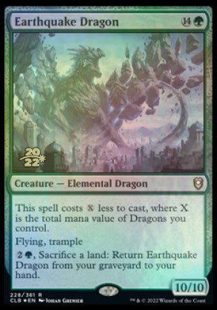 Earthquake Dragon [Commander Legends: Battle for Baldur's Gate Prerelease Promos] - The Mythic Store | 24h Order Processing