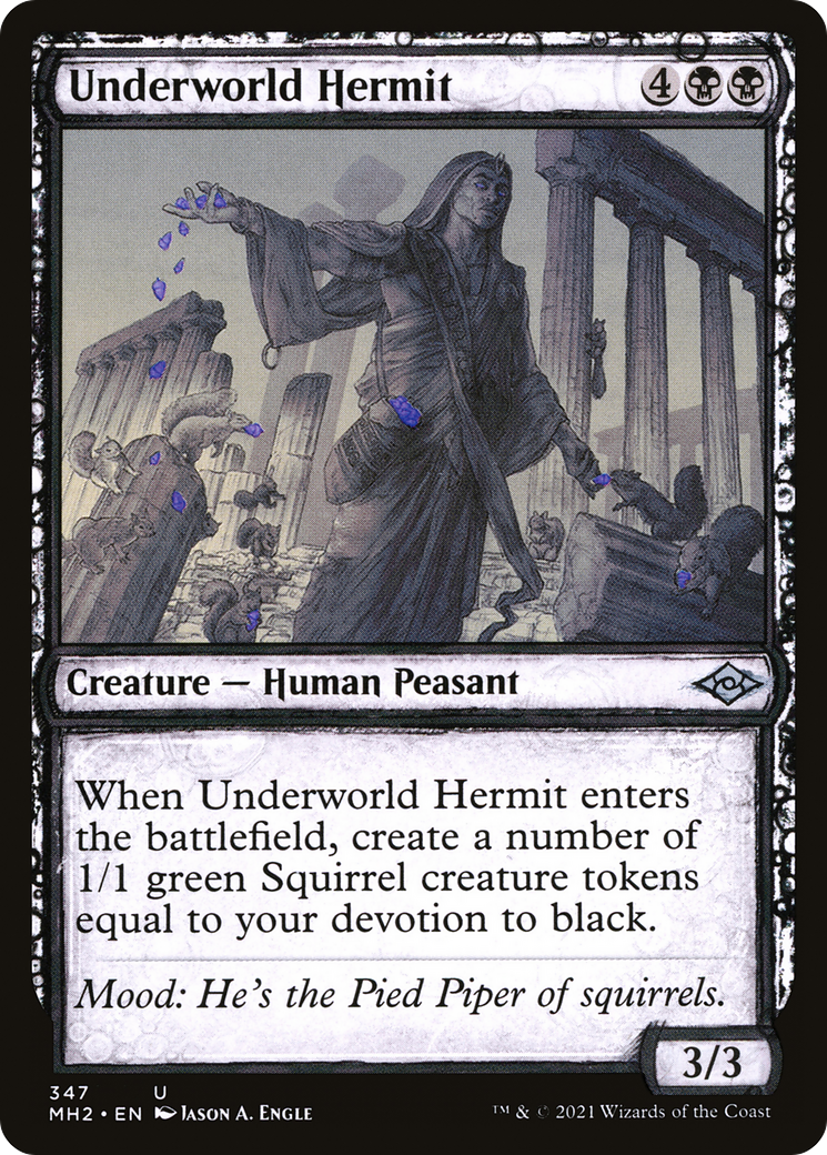 Underworld Hermit (Sketch) [Modern Horizons 2] - The Mythic Store | 24h Order Processing
