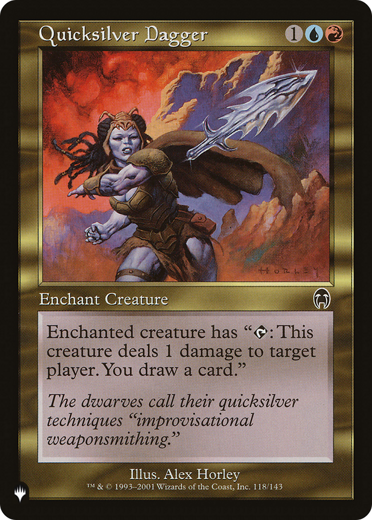 Quicksilver Dagger [The List] - The Mythic Store | 24h Order Processing