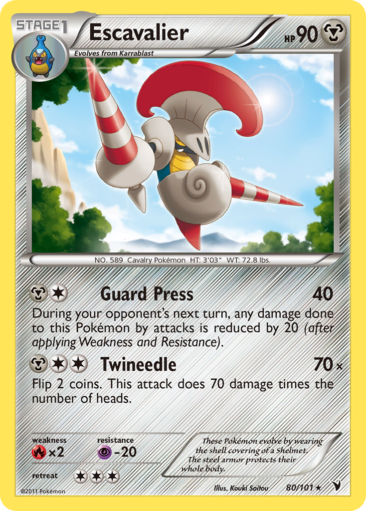 Escavalier (80/101) [Black & White: Noble Victories] - The Mythic Store | 24h Order Processing