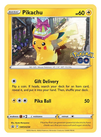 Pikachu (SWSH234) [Sword & Shield: Black Star Promos] - The Mythic Store | 24h Order Processing