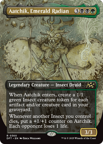 Aatchik, Emerald Radian (Borderless) [Aetherdrift] - The Mythic Store | 24h Order Processing