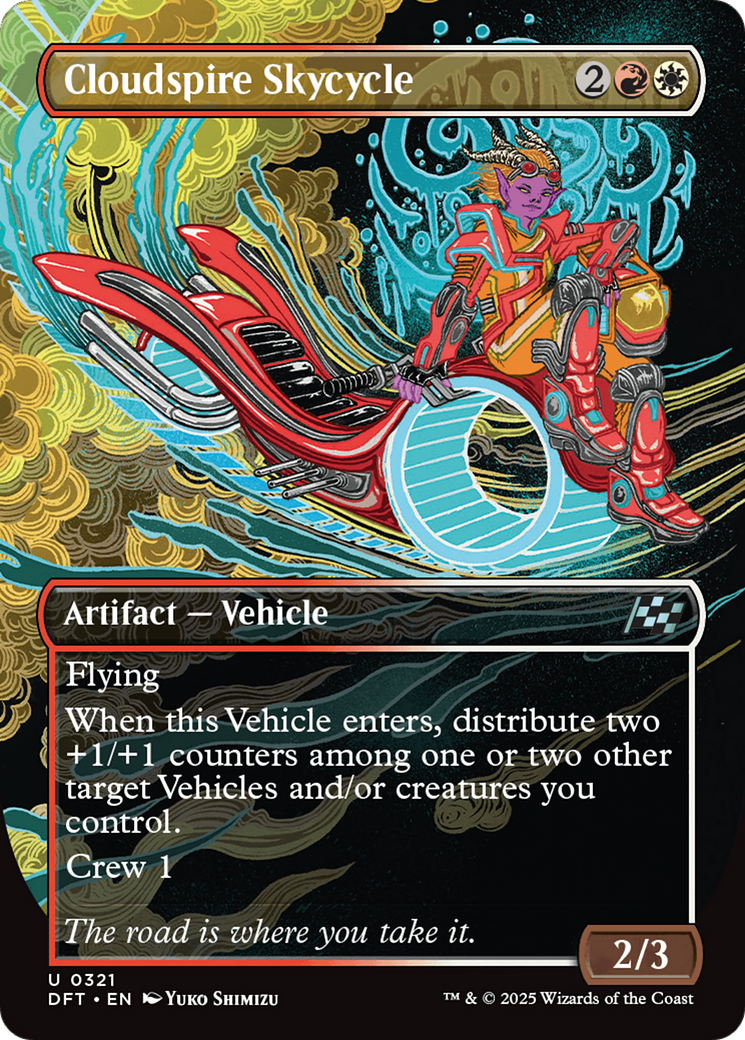 Cloudspire Skycycle (Borderless) [Aetherdrift] - The Mythic Store | 24h Order Processing