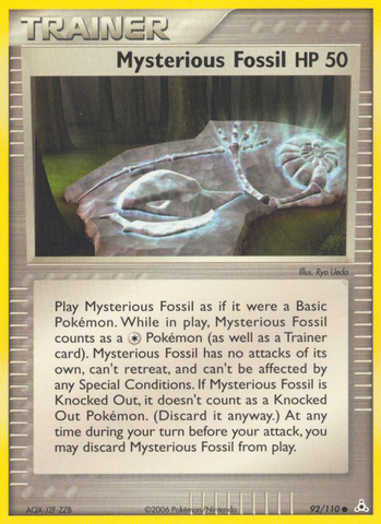 Mysterious Fossil (92/110) [EX: Holon Phantoms] - The Mythic Store | 24h Order Processing