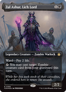 Zul Ashur, Lich Lord (Borderless) (Mana Foil) [Foundations] - The Mythic Store | 24h Order Processing