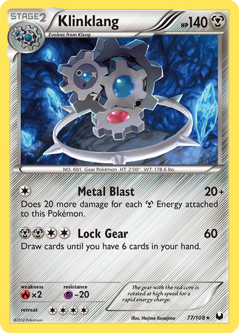 Klinklang (77/108) [Black & White: Dark Explorers] - The Mythic Store | 24h Order Processing