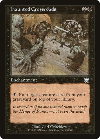 Haunted Crossroads [Mercadian Masques] - The Mythic Store | 24h Order Processing