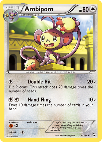 Ambipom (100/124) [Black & White: Dragons Exalted] - The Mythic Store | 24h Order Processing
