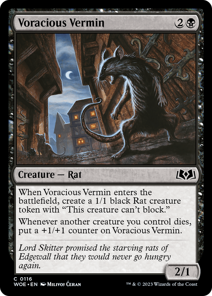 Voracious Vermin [Wilds of Eldraine] - The Mythic Store | 24h Order Processing