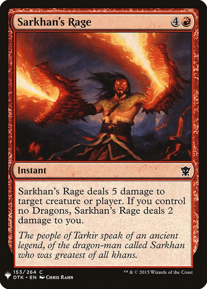Sarkhan's Rage [Mystery Booster] - The Mythic Store | 24h Order Processing