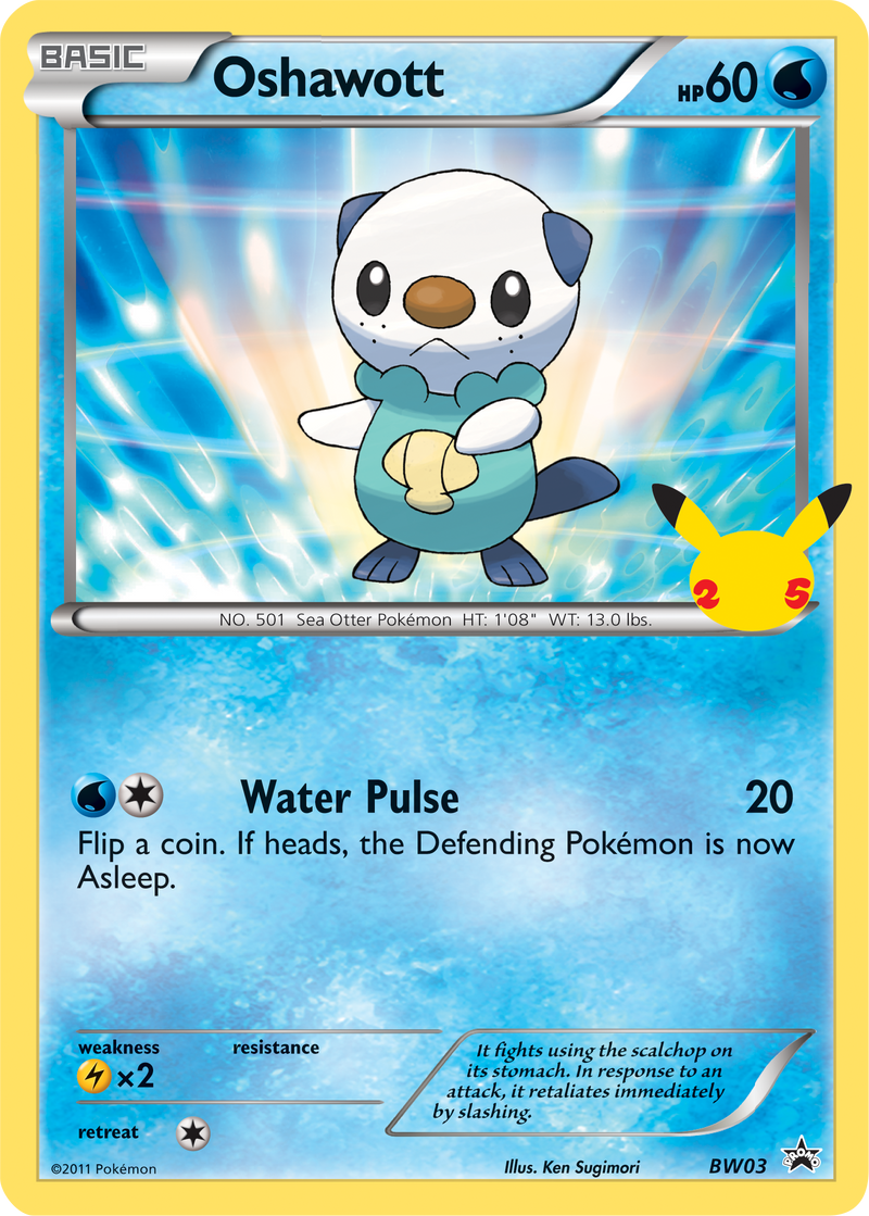 Oshawott (BW03) (Jumbo Card) [First Partner Pack] - The Mythic Store | 24h Order Processing