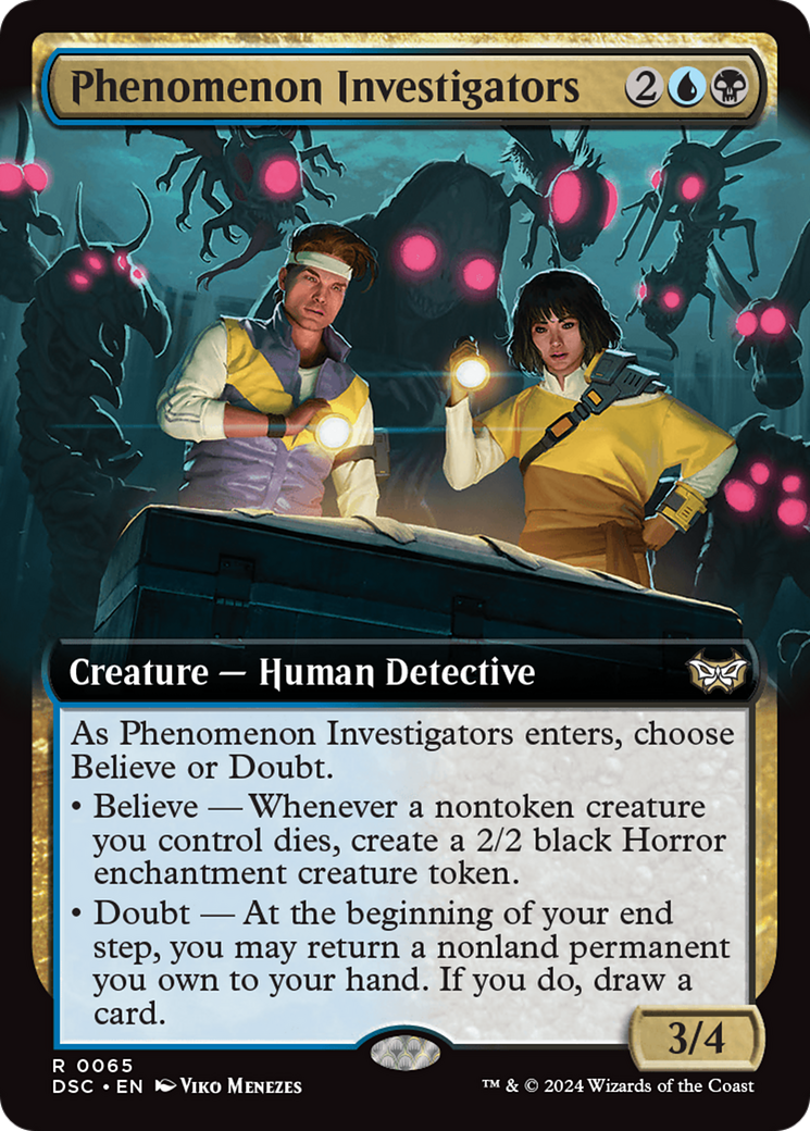 Phenomenon Investigators (Extended Art) [Duskmourn: House of Horror Commander] - The Mythic Store | 24h Order Processing