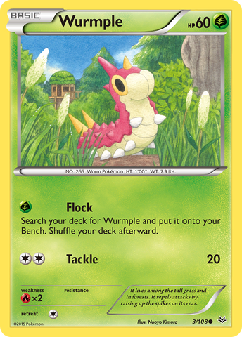 Wurmple (3/108) [XY: Roaring Skies] - The Mythic Store | 24h Order Processing