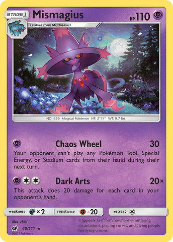 Mismagius (40/111) [Sun & Moon: Crimson Invasion] - The Mythic Store | 24h Order Processing