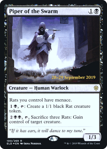 Piper of the Swarm [Throne of Eldraine Prerelease Promos] - The Mythic Store | 24h Order Processing