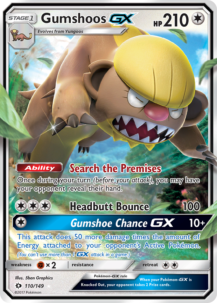 Gumshoos GX (110/149) [Sun & Moon: Base Set] - The Mythic Store | 24h Order Processing