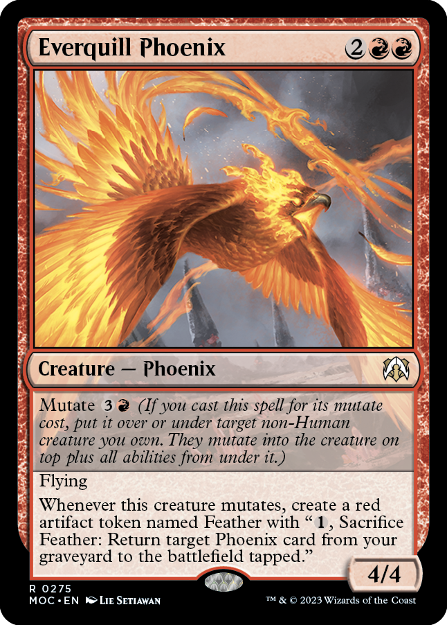 Everquill Phoenix [March of the Machine Commander] - The Mythic Store | 24h Order Processing