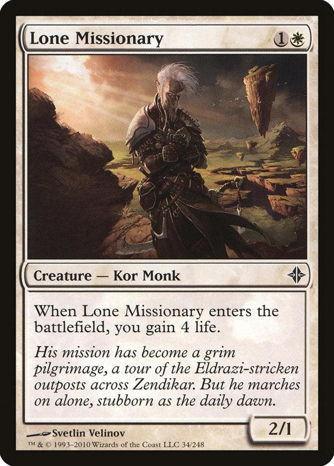 Lone Missionary [Rise of the Eldrazi] - The Mythic Store | 24h Order Processing