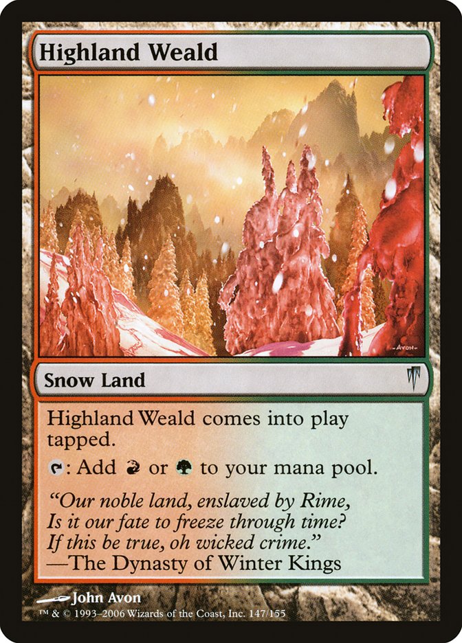Highland Weald [Coldsnap] - The Mythic Store | 24h Order Processing