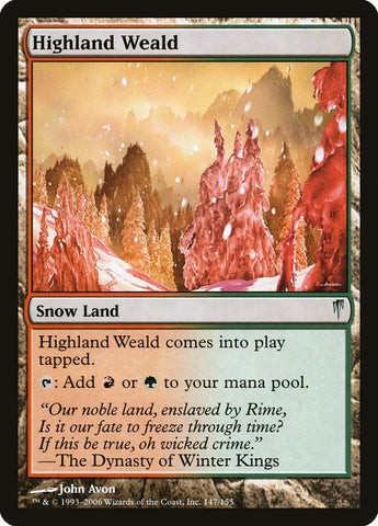 Highland Weald [Coldsnap] - The Mythic Store | 24h Order Processing
