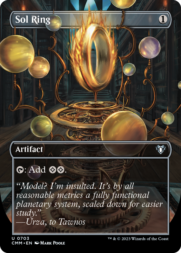 Sol Ring (Borderless Alternate Art) [Commander Masters] - The Mythic Store | 24h Order Processing